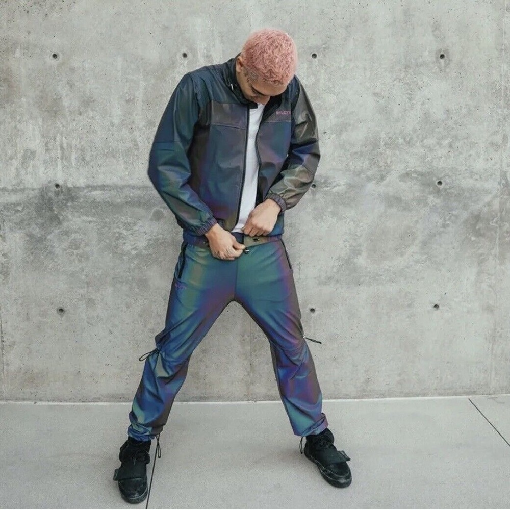 RFLCTV Studios Iridescent Rainbow Jacket